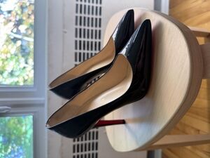 Louboutin Pigalle 100 Patent Black